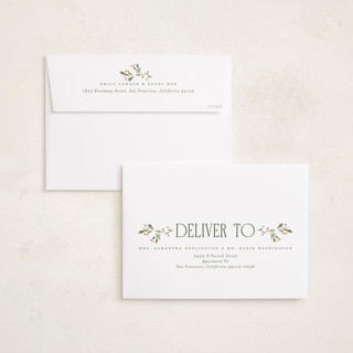 This is a wreath holiday photo cards with standard by Erin L. Wilson called hearth garland printing on recycled smooth signature in grand