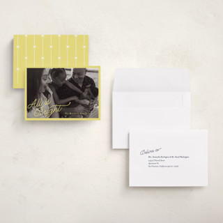 This is a shine star holiday photo cards with standard by Pati Cascino called all is bright! printing on signature in grand