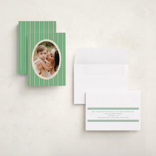 This is a mint holiday photo cards with standard by Morgan Kendall called historic frame printing on signature in grand