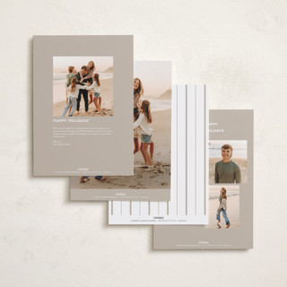 This is a snow holiday photo cards with standard by Rebecca Durflinger called christmas printing on recycled smooth signature in grand