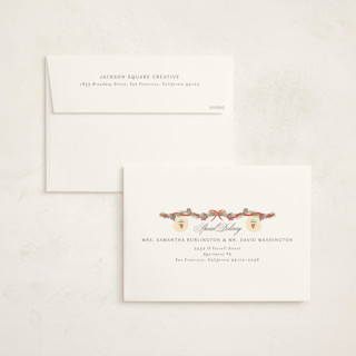 This is a wreath holiday photo cards with standard by Ana de Sousa called season’s greetings storefront printing on signature in grand