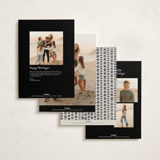 This is a soot holiday photo cards with standard by Gwen Bedat called there's always a way printing on signature in grand