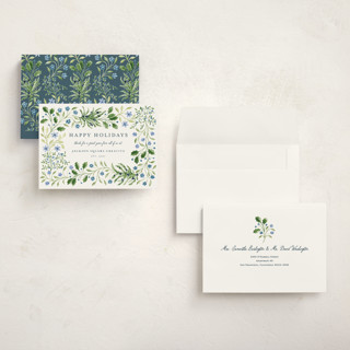 This is a frost holiday photo cards with standard by Sarah Knight called sophia printing on signature in grand