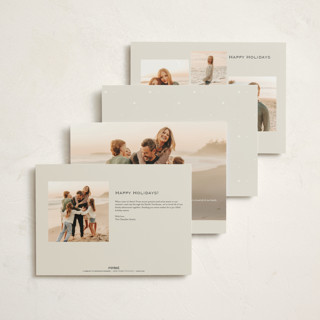 This is a taffy holiday photo cards with standard by Hannah Williams called colorful cheers printing on signature in grand