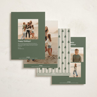 This is a winter holiday photo cards with standard by Creo Study called downtown holiday printing on signature in grand