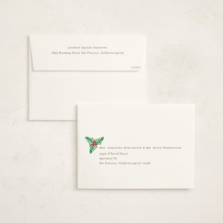 This is a festive holiday photo cards with standard by lulu and isabelle called the best gift printing on signature in grand