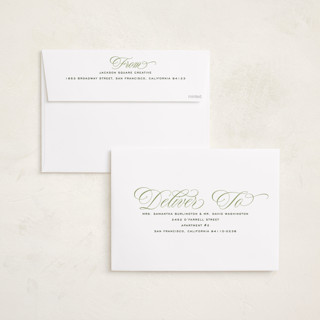 This is a spruce holiday photo cards with standard by Owl and Toad called archway printing on signature in grand