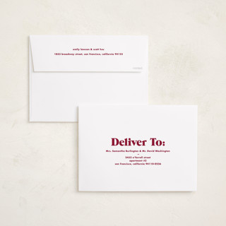 This is a pomegranate holiday photo cards with standard by Annie Clark called happy howlidays printing on recycled smooth signature in grand