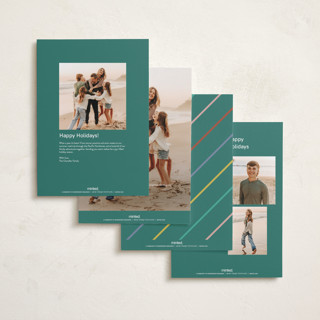 This is a fruitcake holiday photo cards with standard by Sarah Hawkins Designs called dancing happy printing on recycled smooth signature in grand