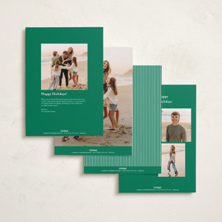 This is a emerald holiday photo cards with standard by Kerry Doyle called instant elegance printing on recycled smooth signature in grand
