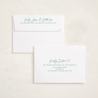 This is a emerald holiday photo cards with standard by Kerry Doyle called instant elegance printing on recycled smooth signature in grand