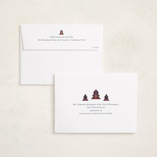 This is a navy holiday photo cards with standard by Cindy Reynolds called navy baby printing on recycled smooth signature in grand