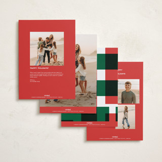 This is a elf holiday photo cards with standard by Jelena Vuletic called borderly printing on signature in grand