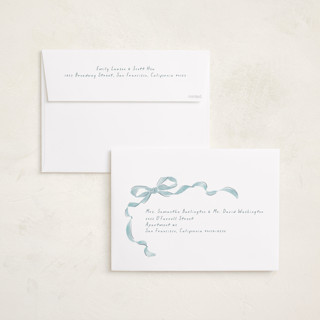 This is a jack frost holiday photo cards with standard by Susan Zinader called whimsical bow printing on recycled smooth signature in grand