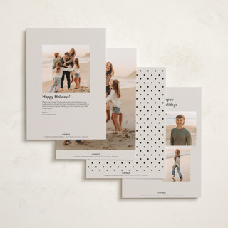 This is a eggnog holiday photo cards with standard by Stephanie Hawkes called polaroid christmas printing on recycled smooth signature in grand