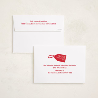 This is a berry holiday photo cards with standard by Inkblot Design called angled printing on recycled smooth signature in grand