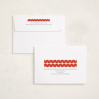 This is a persimmon holiday photo cards with standard by Carrie Moradi called hued mat printing on signature in grand