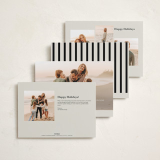 This is a ivory holiday photo cards with standard by Cass Loh called written wish printing on signature in grand