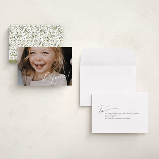 This is a snow holiday photo cards with standard by Leia Matt called joyful expression printing on signature in grand