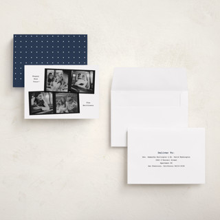 This is a snow holiday photo cards with standard by Adelyn T. called 120 film printing on recycled smooth signature in grand