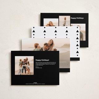 This is a tuxedo holiday photo cards with standard by Brook Metts called simple & sweet new year printing on recycled smooth signature in grand