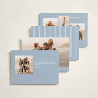 This is a cloud holiday photo cards with standard by Wildfield Paper Co called olympus printing on recycled smooth signature in grand