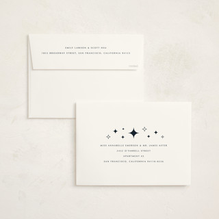 This is a midnight holiday photo cards with standard by Ekko Studio called boho blessings printing on signature in grand