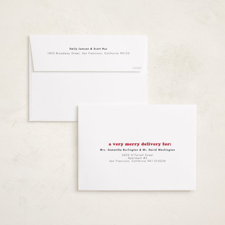 This is a peppermint holiday photo cards with standard by Kristen Knechtel called indeed printing on recycled smooth signature in grand