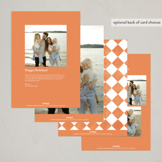 This is a sunshine holiday photo cards with standard by Jackie Crawford called watercolor border frame printing on recycled smooth signature in grand
