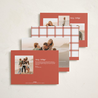 This is a snow holiday photo cards with standard by Annie Holmquist called unleashed printing on recycled smooth signature in grand