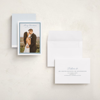 This is a frost holiday photo cards with standard by Alston Foster called evermore printing on recycled smooth signature in grand