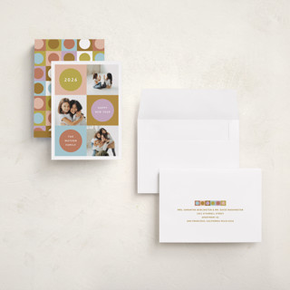 This is a citrine holiday photo cards with standard by Kelly Watkins called colorful printing on recycled smooth signature in grand