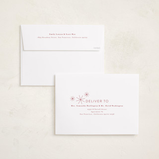This is a berry holiday photo cards with standard by Jen Tips called all aglow printing on recycled smooth signature in grand