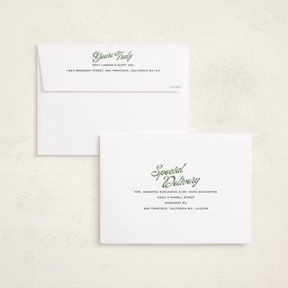 This is a spruce holiday photo cards with standard by Owl and Toad called new location printing on recycled smooth signature in grand