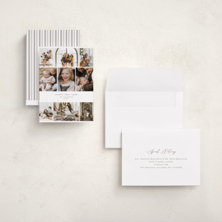 This is a cotton holiday photo cards with standard by chocomocacino called spicka printing on recycled smooth signature in grand