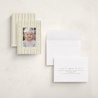 This is a teal holiday photo cards with standard by Ellen Schlegelmilch called sparkling stripes printing on recycled smooth signature in grand