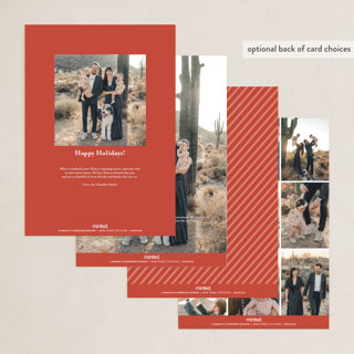 This is a ash holiday photo cards with standard by Susan Zinader called welcome wreath printing on signature in grand