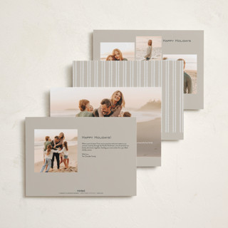 This is a snow holiday photo cards with standard by Amy Kross called sealed printing on signature in grand
