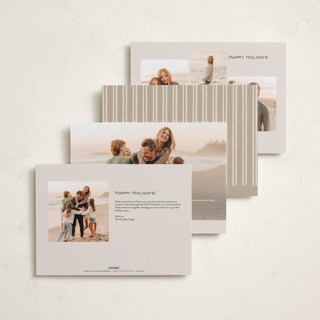 This is a eggnog holiday photo cards with standard by Amy Kross called sealed printing on signature in grand