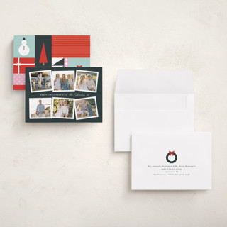 This is a lagoon holiday photo cards with standard by Jennifer Postorino called flicks printing on recycled smooth signature in grand