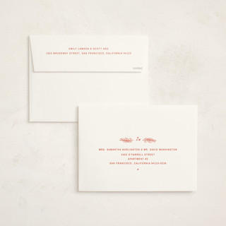 This is a tomato holiday photo cards with standard by Ani Somi called happy little holidays printing on signature in grand
