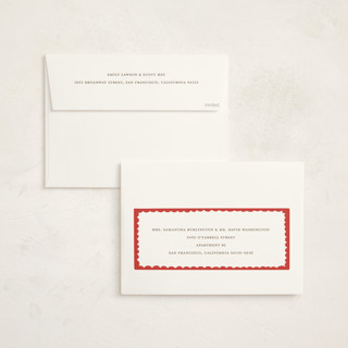 This is a wintermint holiday photo cards with standard by Teju Reval called greetings from santa printing on signature in grand