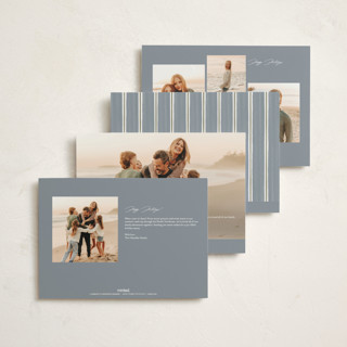 This is a juniper holiday photo cards with standard by Wildfield Paper Co called holly + cedar printing on signature in grand