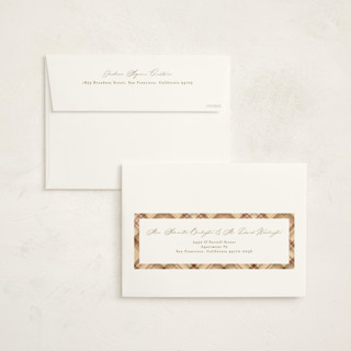 This is a latte holiday photo cards with standard by Ashlee Townsend called tis the season plaid printing on signature in grand