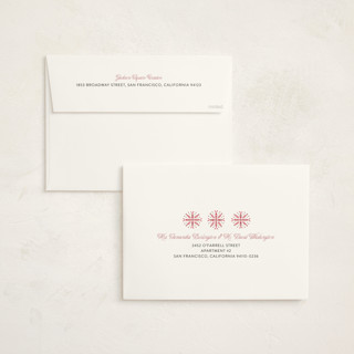 This is a candy holiday photo cards with standard by Erika Firm called peppermint border printing on signature in grand