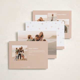 This is a snow holiday photo cards with standard by chocomocacino called cruffino printing on recycled smooth signature in grand