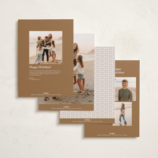 This is a vanilla holiday photo cards with standard by Claudia Orengo called photo album printing on recycled smooth signature in grand