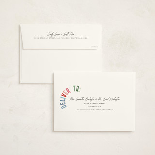 This is a snow holiday photo cards with standard by Pixel and Hank called holiday three printing on signature in grand