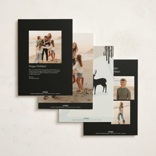 This is a coal holiday photo cards with standard by itsjensworld called all is calm printing on signature in grand