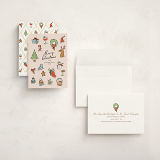 This is a almond holiday photo cards with standard by chocomocacino called glögi printing on signature in grand